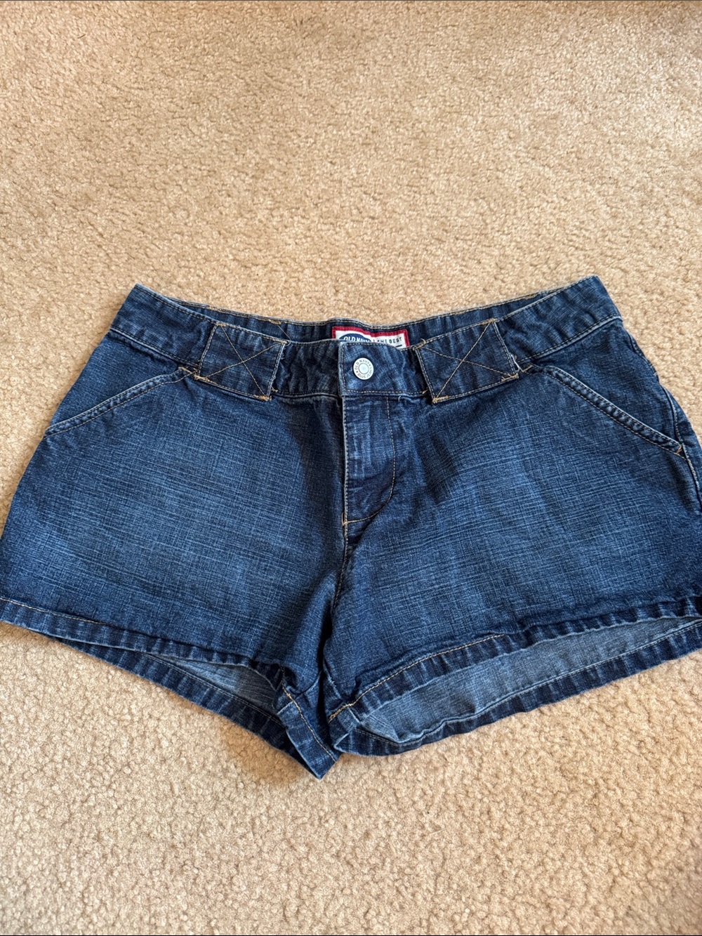 Old Navy - Dark Blue Denim Shorts - Size 10